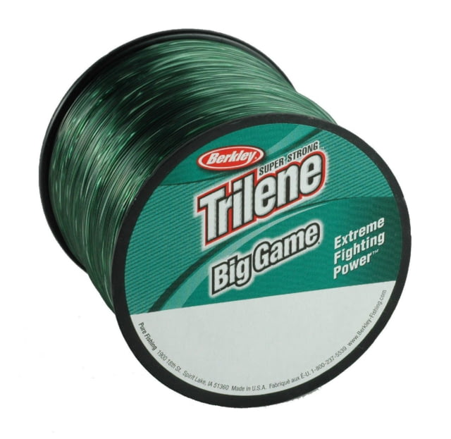 Berkley Trilene Big Game Monofilament Quarter Pound Spool 50 lb 275 yd Green 0.028 in/0.71 mm