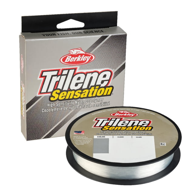 Berkley Berkley Trilene Sensation Filler Spool 0.012in/0.30mm 12lb/5.4kg 330yd/301m Clear 0.012 in/0.30 mm