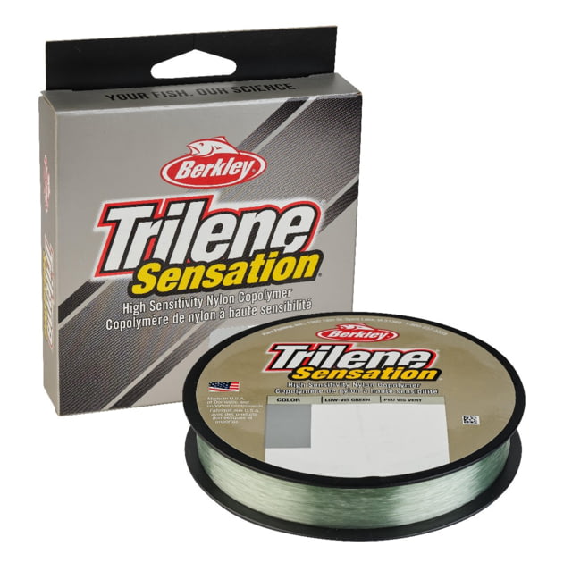 Berkley Berkley Trilene Sensation Filler Spool 0.012in/0.30mm 12lb/5.4kg 330yd/301m Low-Vis Green 0.012 in/0.30 mm