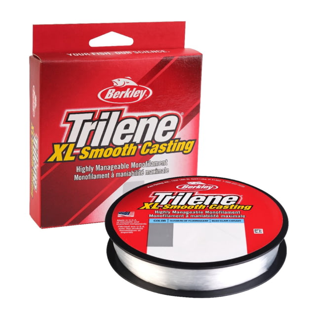 Berkley Berkley Trilene XL Mono Filler Spool 8lb 330yd Fluorescent Clear/Blue 0.010 in/0.25 mm