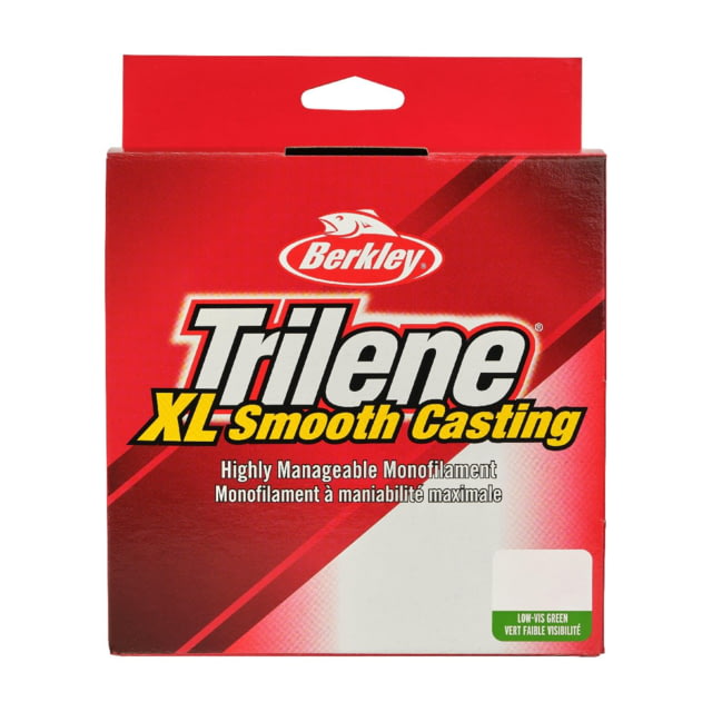 Berkley Berkley Trilene XL Monofilament Line 0.008in/0.20mm 4lb/1.8kg 1000yd/914m Low-Vis Green 0.008 in/0.20 mm
