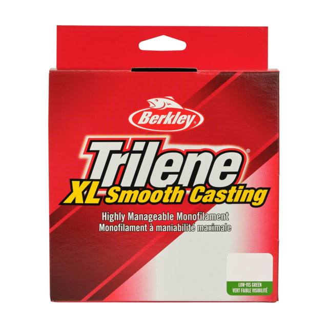 Berkley Trilene XL Monofilament Line 0.008in/0.20mm 4lb/1.8kg 1000yd/914m Low-Vis Green