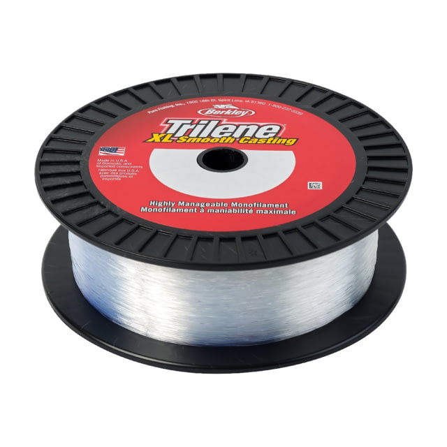 Berkley Berkley Trilene XL Monofilament Line 0.013in/0.33mm 12lb/5.4kg 1000yd/914m Clear 0.013 in/0.33 mm