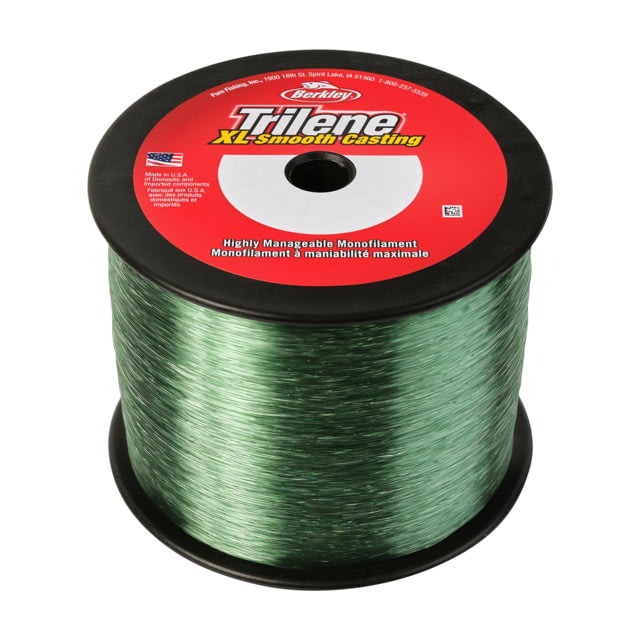 Berkley Trilene XL Monofilament Line 0.015in/0.38mm 17lb/7.7kg 3000yd/2743m Low-Vis Green
