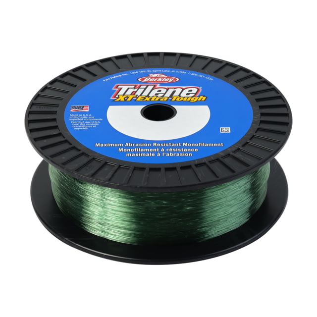 Berkley Trilene XT Monofilament Line 0.017in/0.43mm 17lb/7.7kg 1000yd/914m Low-Vis Green