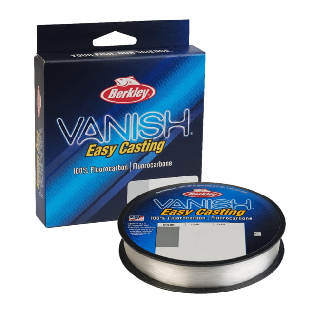 Berkley Berkley Vanish Fluorocarbon Line 10lb 250yd Filler Spool Clear 0.011 in/0.27 mm