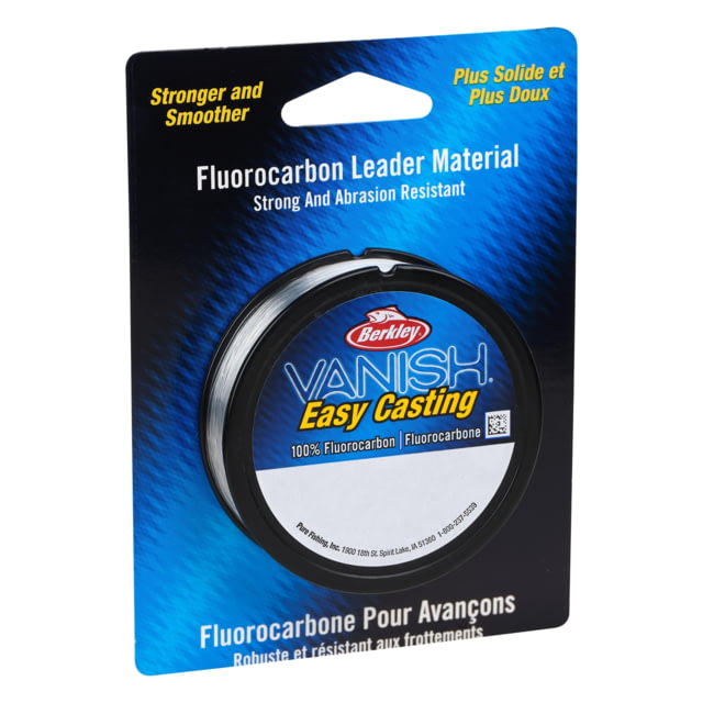 Berkley Vanish Leader Material Line 0.020in/0.50mm 25lb/11.3kg 40yd/36m Clear