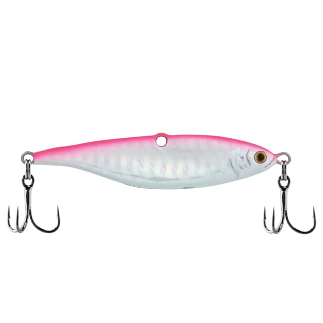 Berkley Vibrato Saltwater Hard Bait Metal Jig 021 3/4 oz 2 1/2in / 6cm Hook Size 8 2 Hooks Pinkescent