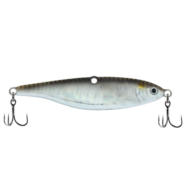 Berkley Vibrato Saltwater Hard Bait Metal Jig 028 1 oz 2 5/8in / 7cm Hook Size 6 2 Hooks Nat Shiner