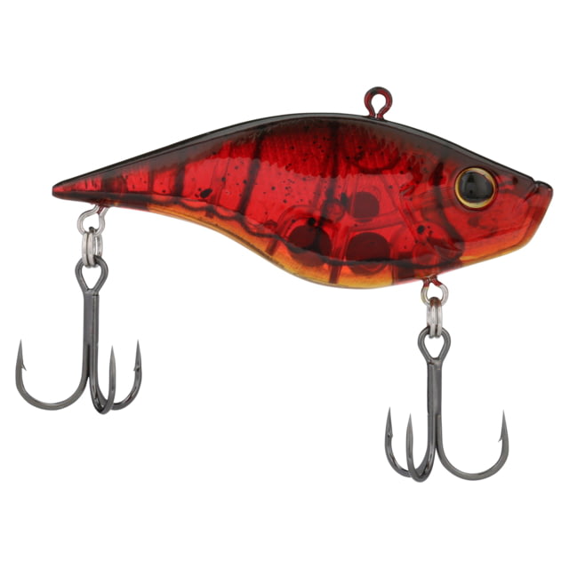 Berkley Warpig Hard Bait Crankbait 1/4 1/4 oz 2 3/8in / 6cm Sinks Hook Size 6 2 Hooks Ghost Red Craw
