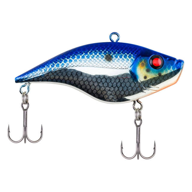Berkley Warpig Hard Bait Crankbait 1/4 1/4 oz 2in / 5cm Sinks Hook Size 8 2 Hooks Blue Silver