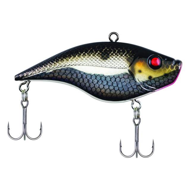 Berkley Warpig Lipless Crankbait Sinking Black Silver 3in 1/2oz