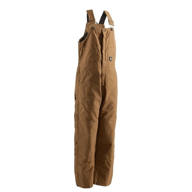 Berne Deluxe Insulated Bib Overall - Men's Brown Duck 2XL Tall