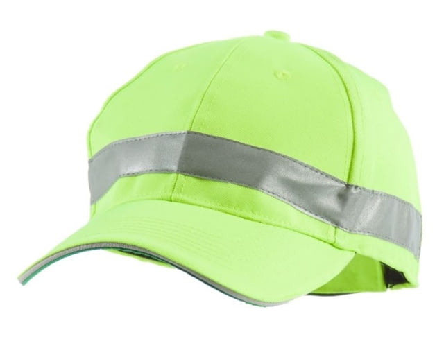 Berne Enhanced Visibility Baseball Cap - Mens Yellow One Size Regular