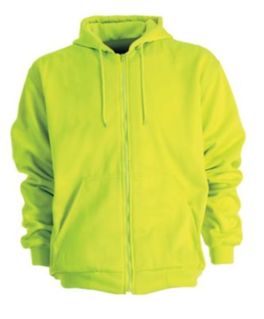 Berne Enhanced Visibility Hooded Sweatshirt - Men's Yellow Extra Large Tall