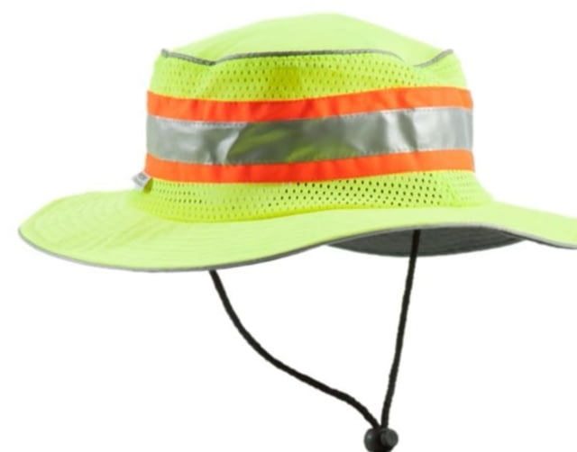 Berne Enhanced Visibility Mesh Bucket Hat - Mens Yellow One Size