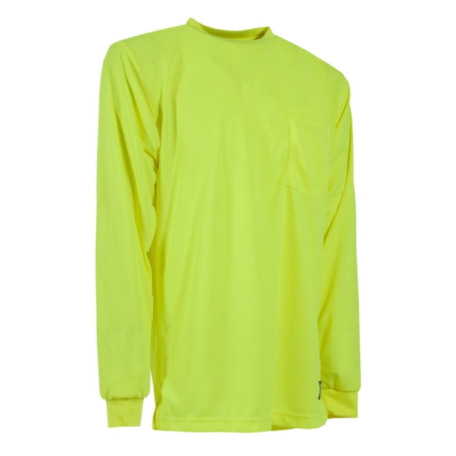 Berne Enhanced Visibility Performance Long Sleeve Tee - Men's Yellow Extra Large Tall