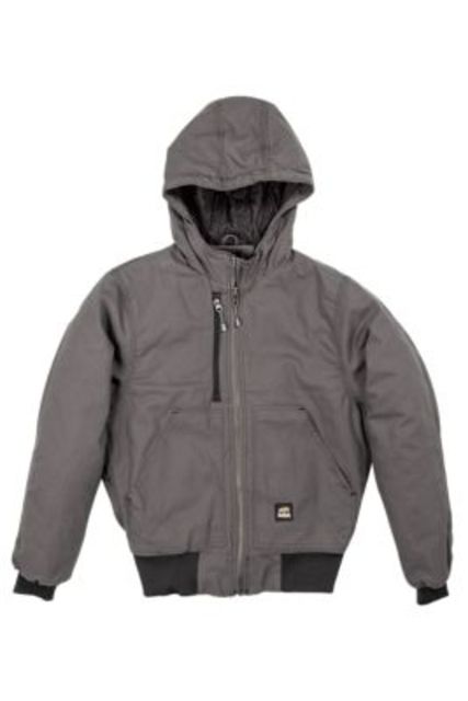 Berne Modern Hooded Jacket - Men's Titanium 5XL Tall