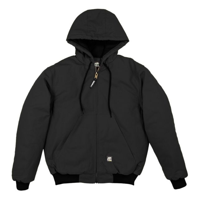 Berne Original Hooded Jacket - Men's Black Extra Small Regular