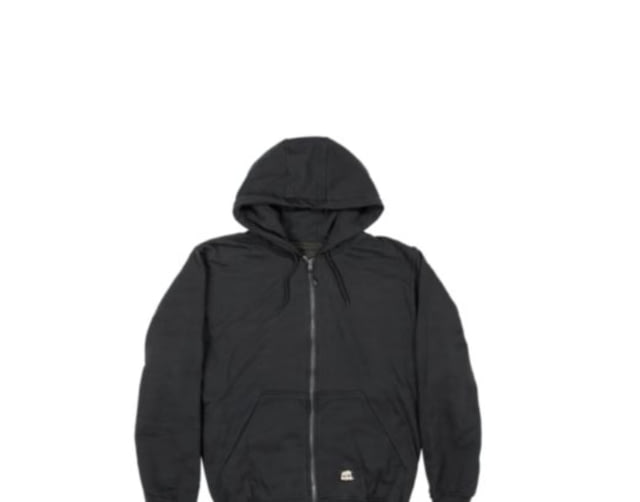 Berne Original Hooded Sweatshirt - Men's Black 5XL Tall