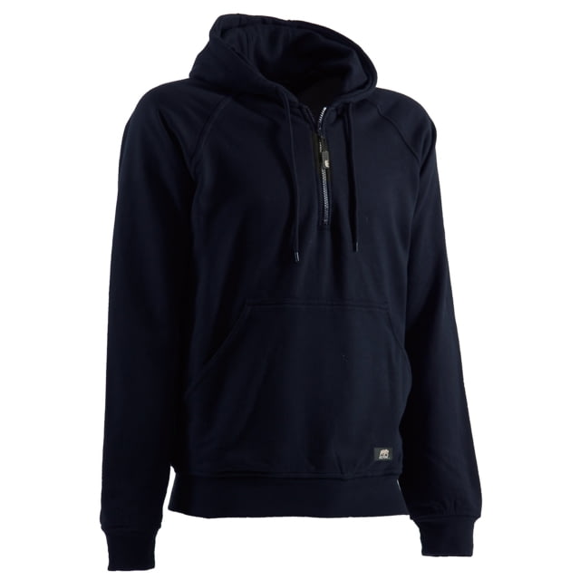 Berne Quarter-Zip Hooded Sweatshirt - Men's Navy 4XL Tall