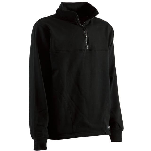Berne Thermal Lined Quarter Zip - Men's Black Extra Large Tall