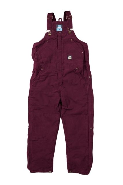 Berne Toddler Washed Insulated Bib Overall Plum 4T Regular