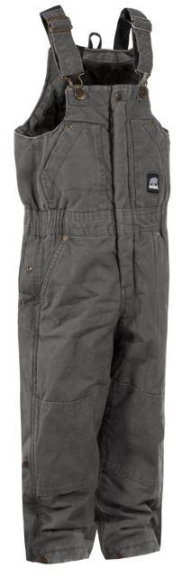 Berne Toddler Washed Insulated Bib Overall Titanium 4T Regular