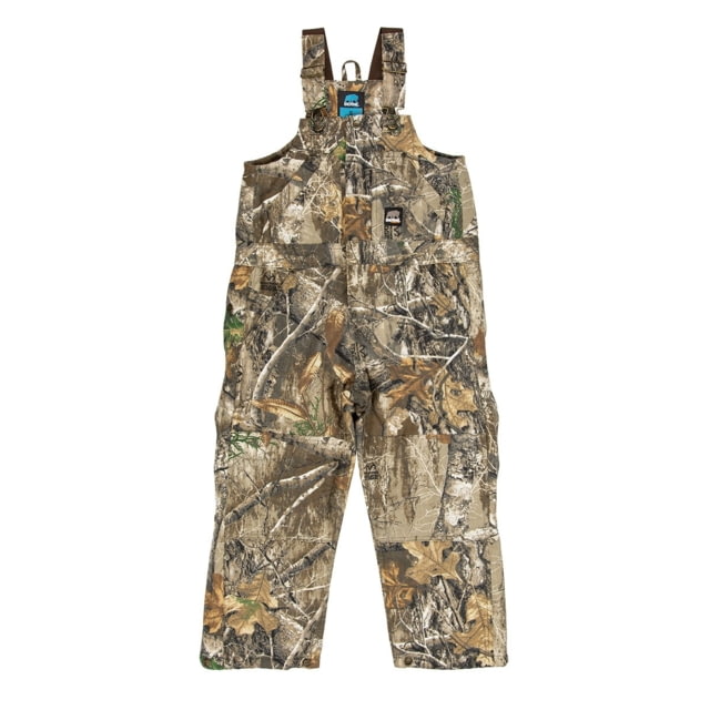 Berne Youth Softstone Insulated Bib Overall - Men's Realtree Edge Large