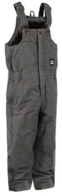 Berne Youth Washed Insulated Bib Overall Titanium Small Regular