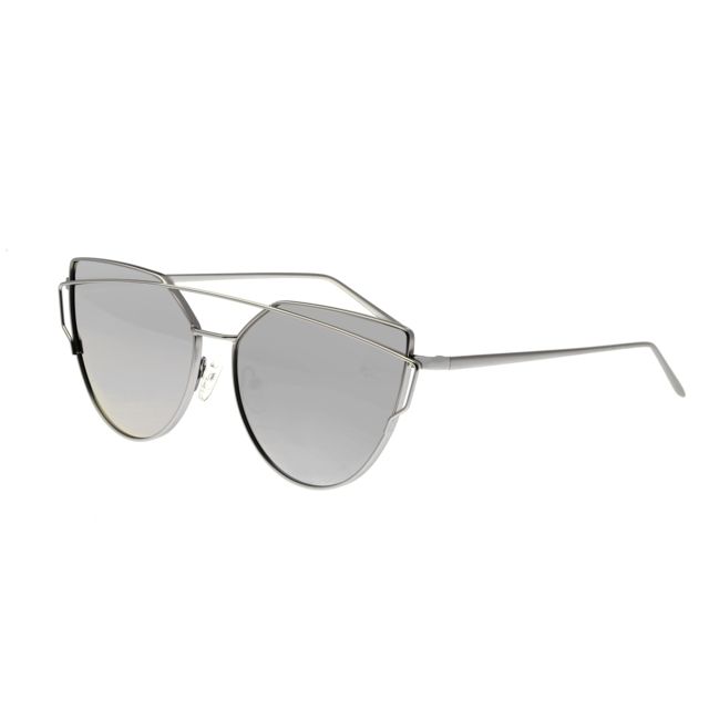 Bertha Aria Polarized Sunglasses Silver/Silver One Size