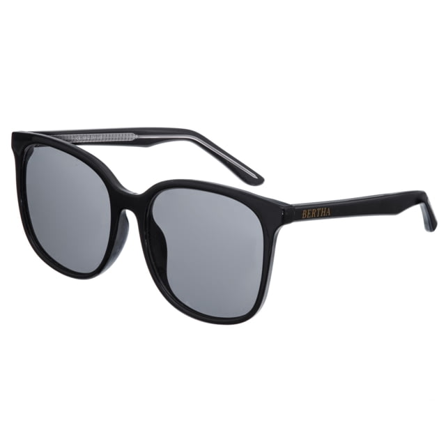 Bertha Avery Polarized Sunglasses - Women's Black Frame Black Lens Black/Black One Size