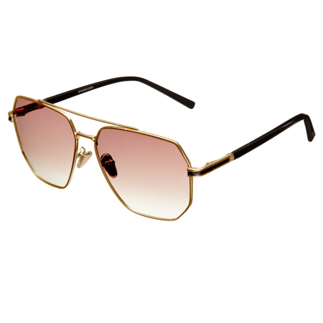 Bertha Brynn Sunglasses - Womens Gold Frame Brown Polarized Lens Gold/Brown One Size