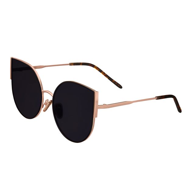 Bertha Logan Polarized Sunglasses Rose Gold/Black One Size