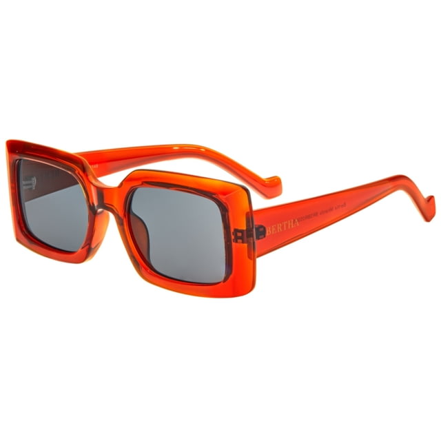 Bertha Miranda Polarized Sunglasses - Women's Orange Frame Black Lens Orange/Black One Size