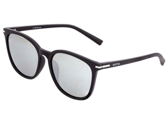 Bertha Piper Polarized Sunglasses - Women's Black/Silver One Size