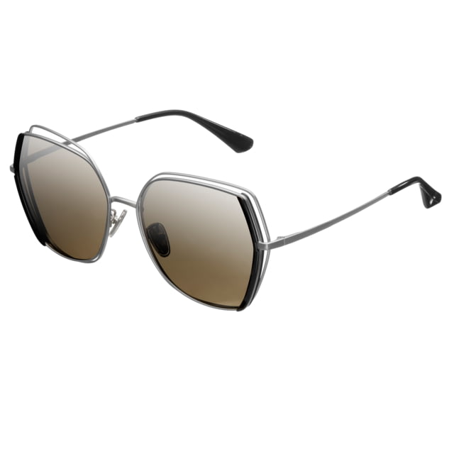 Bertha Remi Sunglasses - Womens Silver Frame Silver Polarized Lens Silver/Silver One Size
