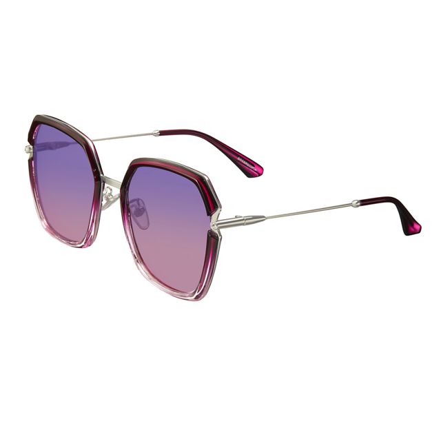 Bertha Teagan Polarized Sunglasses Grey/Black One Size