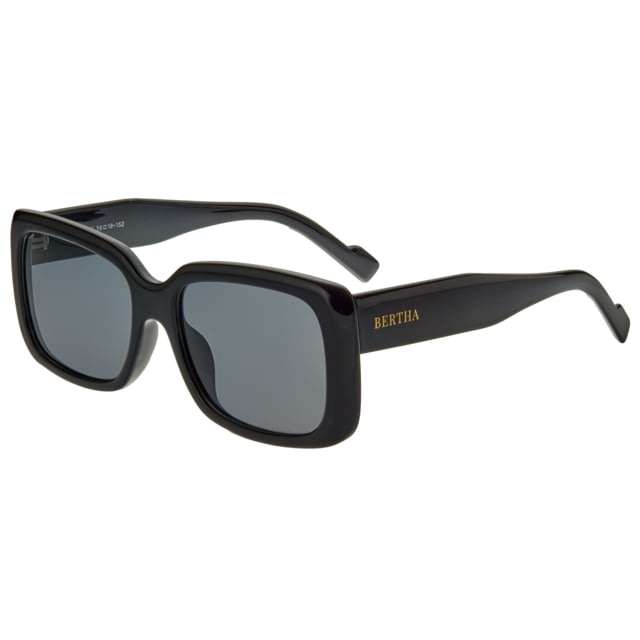 Bertha Wendy Polarized Sunglasses - Women's Black Frame Black Lens Black/Black One Size