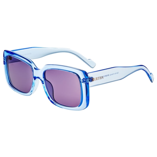 Bertha Wendy Polarized Sunglasses - Women's Periwinkle Frame Purple Lens Periwinkle/Purple One Size