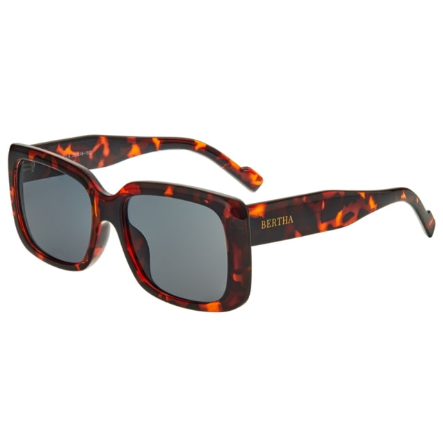 Bertha Wendy Polarized Sunglasses - Women's Trotoise Frame Black Lens Tortoise/Black One Size