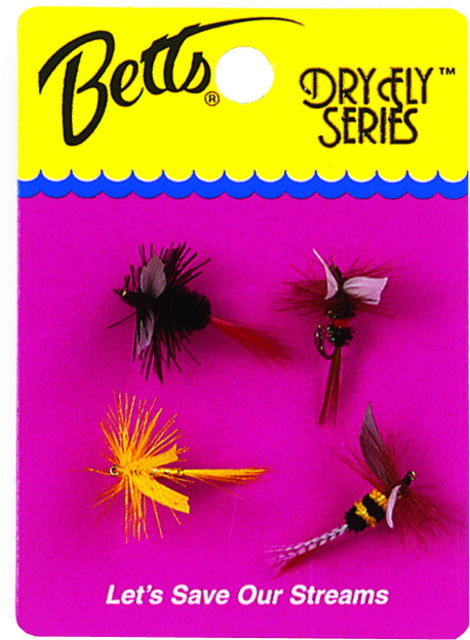 Betts Dry Fly Series 4 Piece Size 12