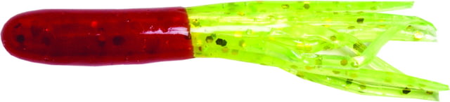 Betts Mini Tube Tail Tube 18 1.5in Red/Chartreuse Glitter