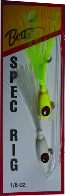 Betts Spec Rig 1/8 White/Chartreuse 2 Pc