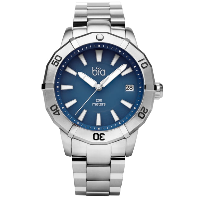 Bia Rosie Dive Watches Dark Blue Dial Solid Link Bracelet Steel One Size