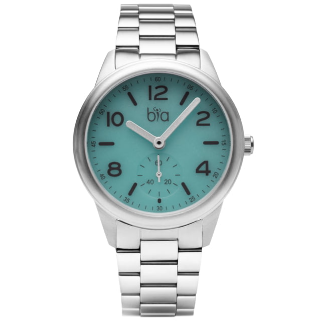Bia Suffragette Watches Aqua Dial Ss Link Bracelet Steel One Size