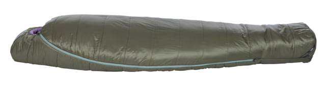 Big Agnes Anthracite 30 FireLine Pro Recycled Sleeping Bag - Women's Lichen Green/African Violet Regular