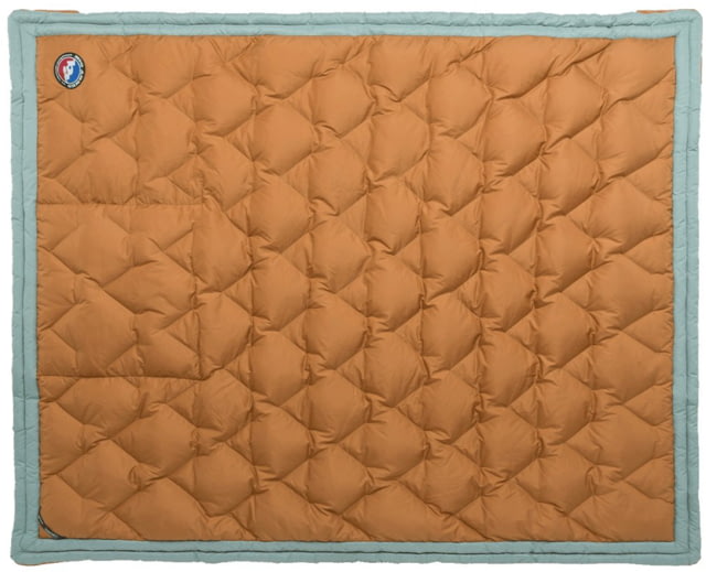 Big Agnes Camp Quillow Blanket Blue Surf/Brown Sugar One Size