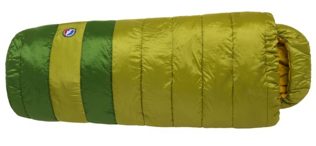 Big Agnes Echo Park 0 Fireline Max Sleeping Bag Green/Olive Wide Long