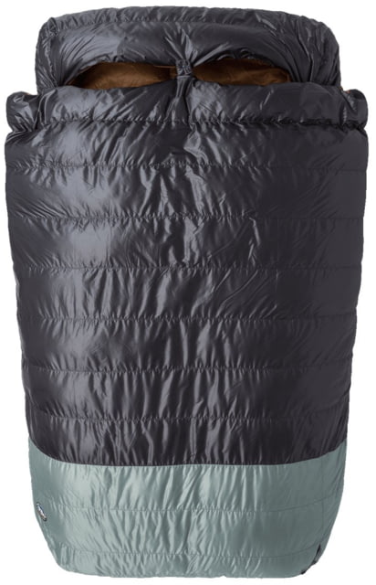 Big Agnes King Solomon 20 Sleeping Bag Asphalt/Chinois Green Double Wide